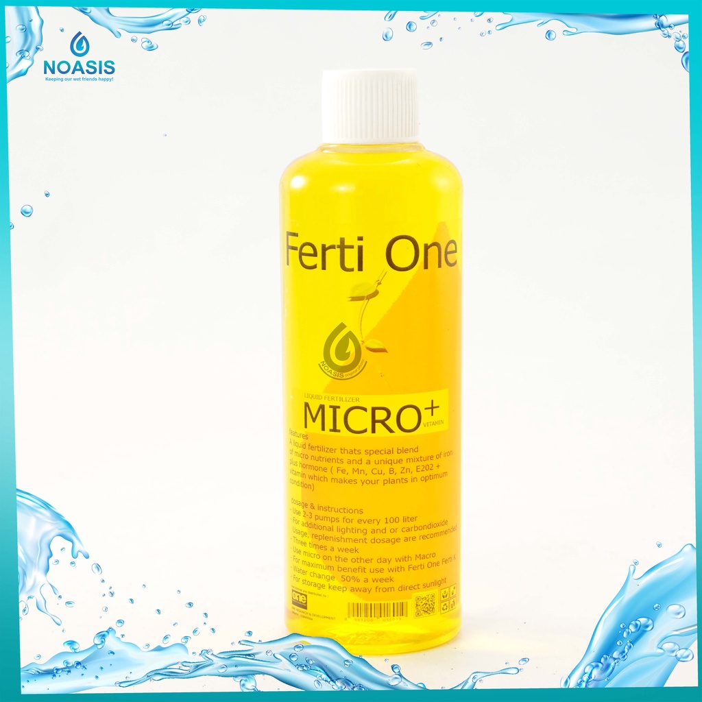 PAKET PUPUK CAIR AQUASCAPE FERTI ONE MICRO,MACRO,FERTI K 250 ML PROMO