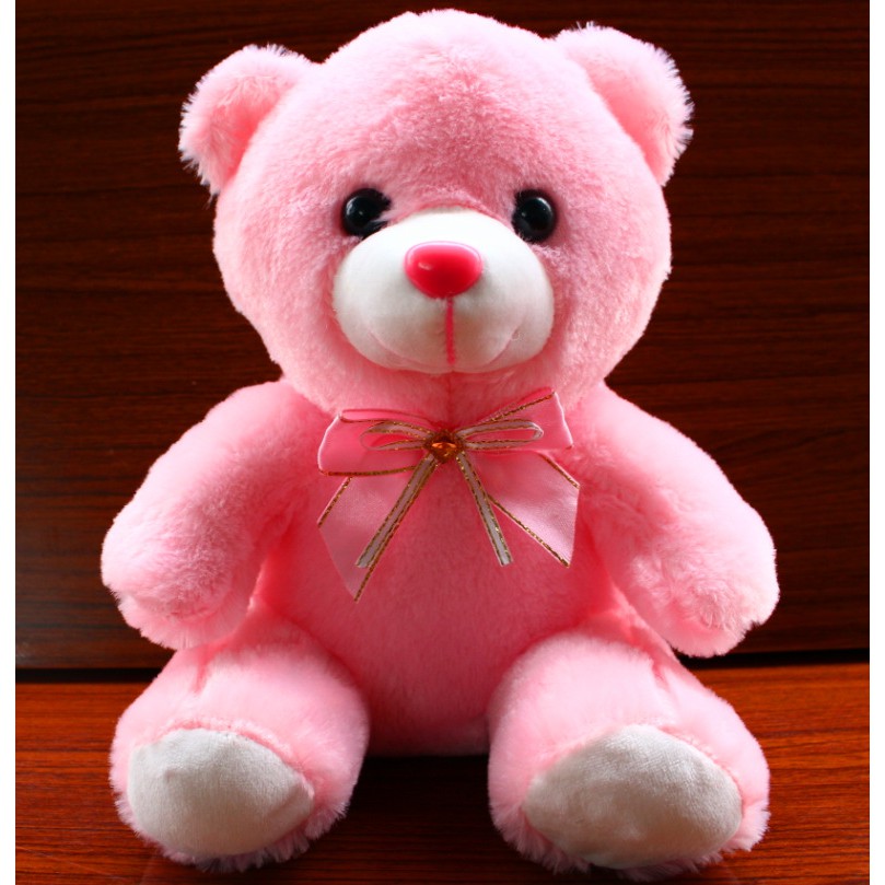 WE BONEKA BERUANG LAMPU LED SUARA I LOVE U / HAPPY BIRTHDAY COCOK UNTUK HADIAH