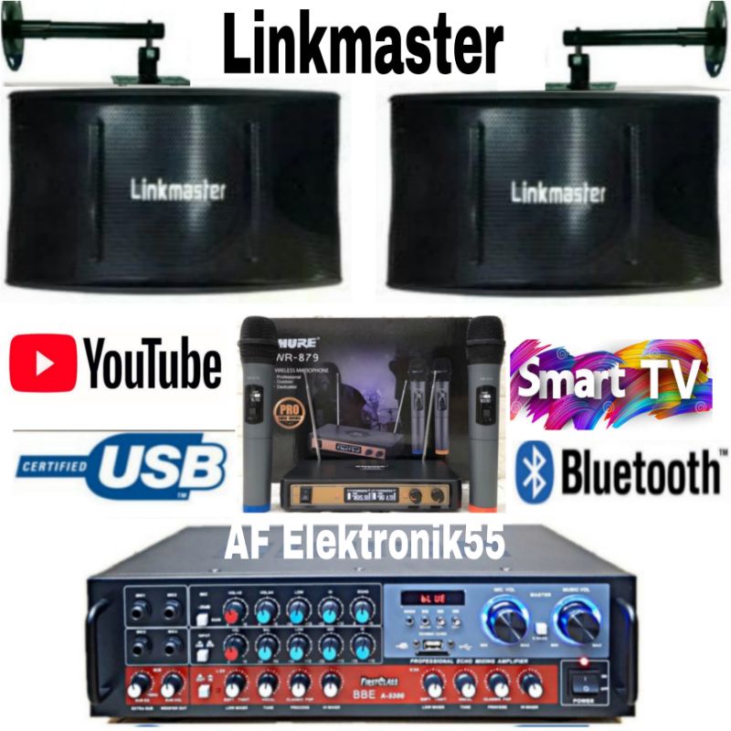 Paket Sound Karaoke Speaker Linkmaster 10"