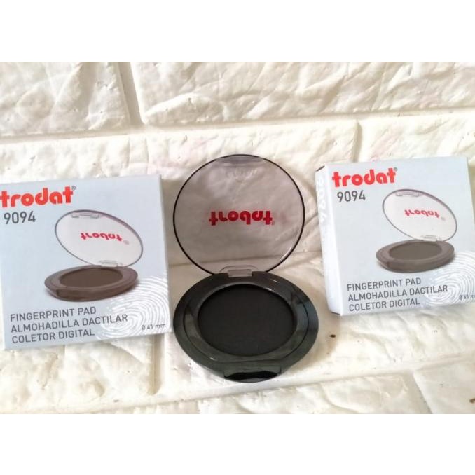 

siap kirim] Bantalan stempel sidik jari trodat 9094 Hitam finger print pad