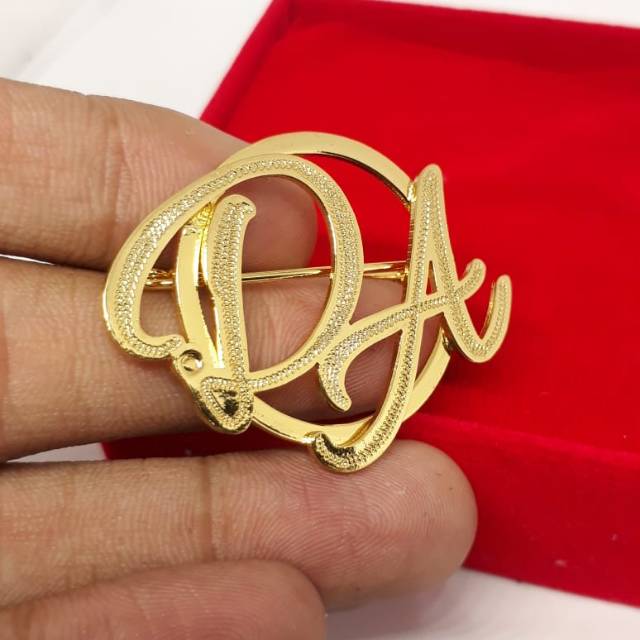 Bros Inisial Nama Lapis Emas