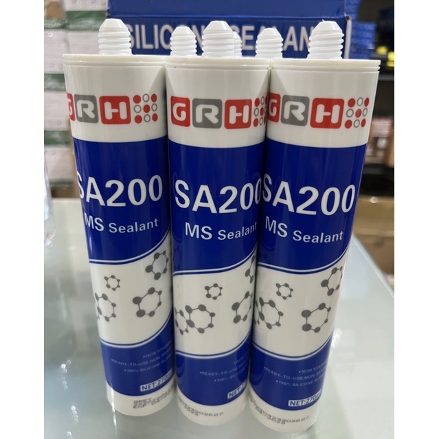 Jual Lem Silicone GRH SA200 / Glazing MP Sealant Neutral Lem Kaca ...