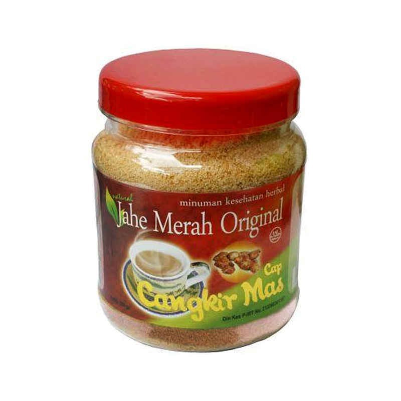 

Jahe Merah cap Cangkir Mas serbuk minuman herbal original 1 toples