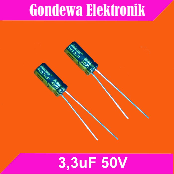 3,3uF 50V elco condensator capasitor