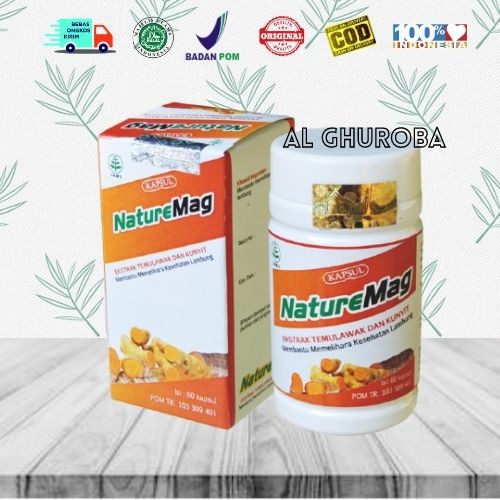 Griya Herba NatureMag 60 Kapsul Obat Asam Lambung Alami khasiat ampuh original