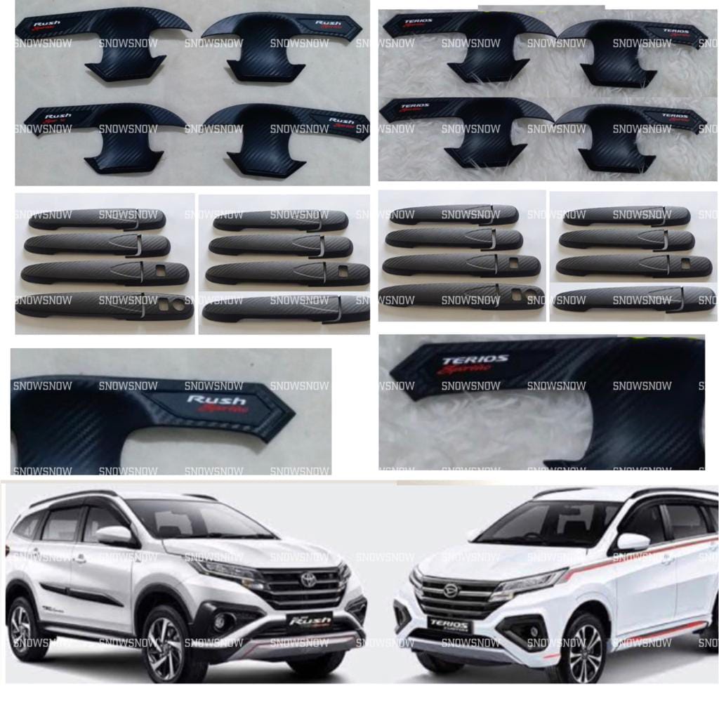 Paket Outer Handle Cover All New Rush Terios GR SPORT 2018 2021 2022 2023 Carbontivo