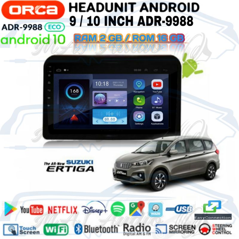 Jual Head Unit Android Orca Eco Inch Oem New Ertiga Suzuki Xl Up Soket Pnp Shopee