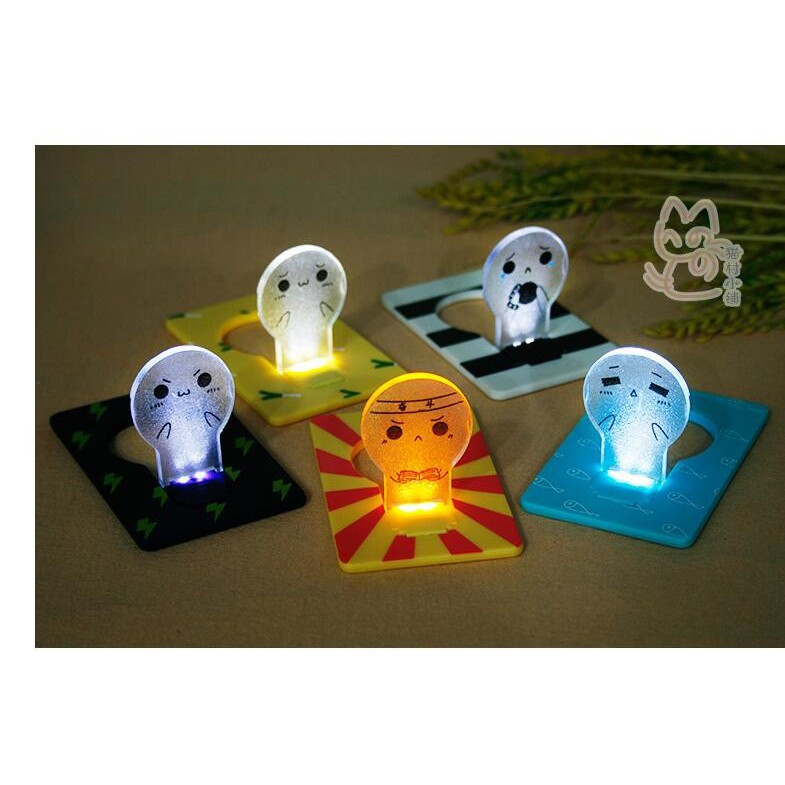 Portable Unplugged Card Lamp Night Light / Lampu Kartu darurat / souvenir pernikahan ulang tahun