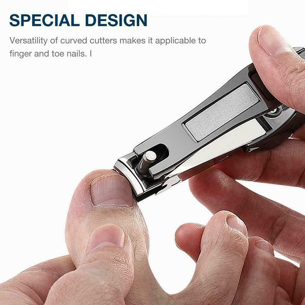 R-FLOWER Gunting Kuku Anti Percikan Multi Ukuran Portable Anti slip Stainless Steel