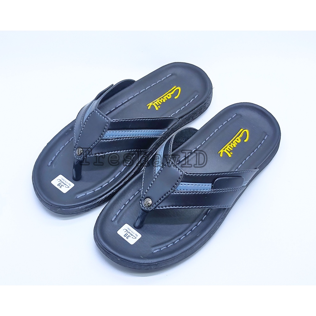 Sandal Jepit Pria Casual Kulit Sintetis Best Quality | Sandal Pria Casual | Sandal Cowok Modis