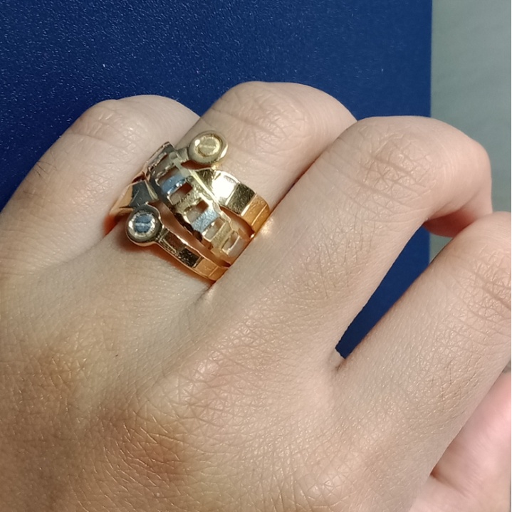 Cincin Emas 17K - 3.25 gr Kadar 750 - 949