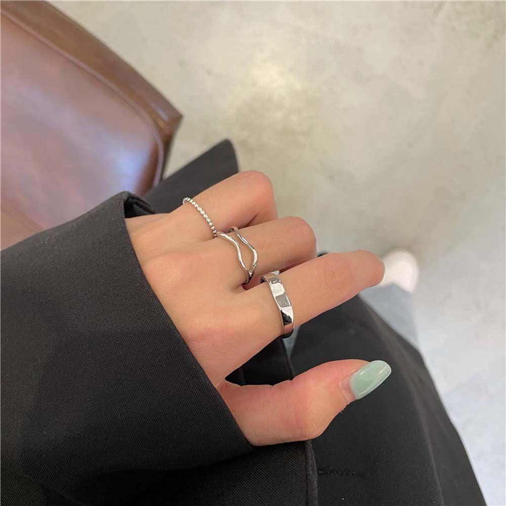 MXBEAUTY Wanita Jari Cincin Pesona Fashion Perhiasan Jari Retro Rings Gadis Lady Jari Telunjuk Rings