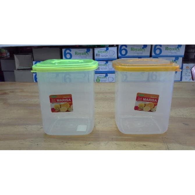 Toples Plastik Mini Kotak Marisa L ukuran 800ml Green Line