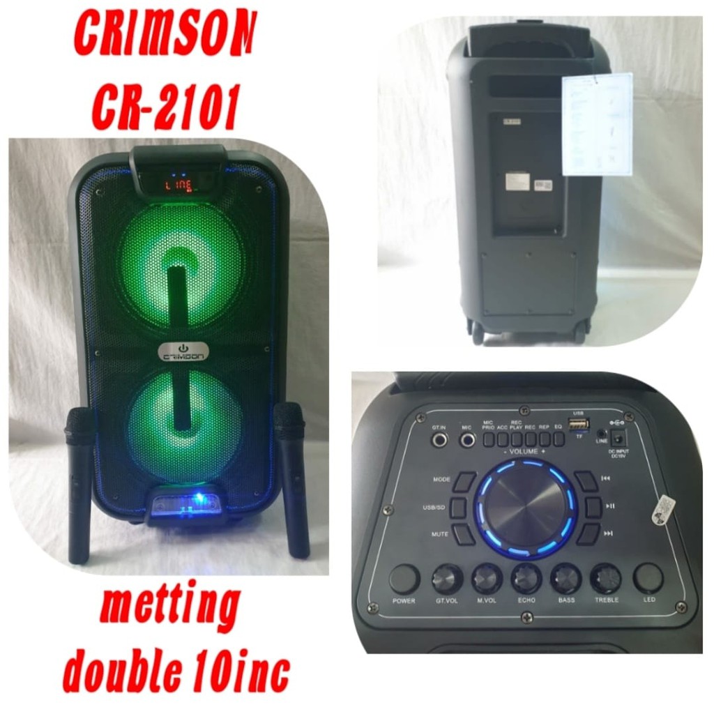 CRIMSON CR 2101 SPEAKER AKTIF PORTABLE 10 INCH