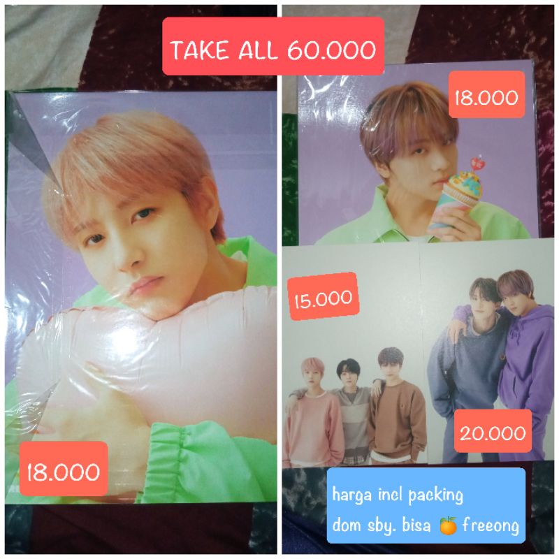 POSTCARD PC SG21 NCT DREAM HAECHAN RENJUN JENO CHENLE JISUNG