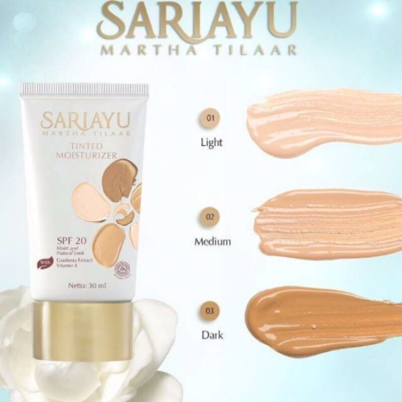 SARIAYU TINTED MOISTURIZER SPF 20