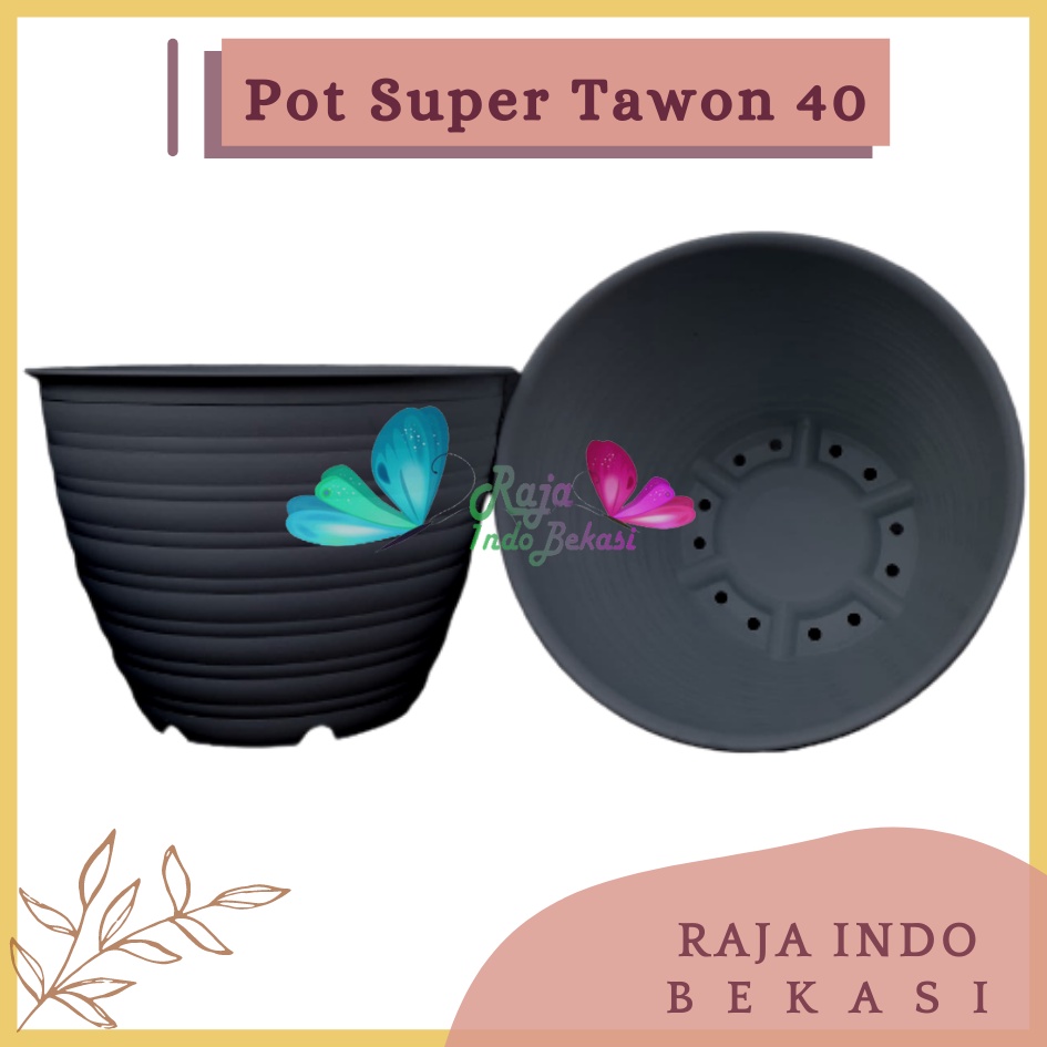 Ori Pot Super Tawon 40 Cm Hitam Pot Plastik Bunga Tanaman Pot Tawon Jumbo Besar Putih Tebal Murah Grosir Pot Jumbo Besar Putih Tinggi Murah 40cm 50cm 60cm 70cm 100cm