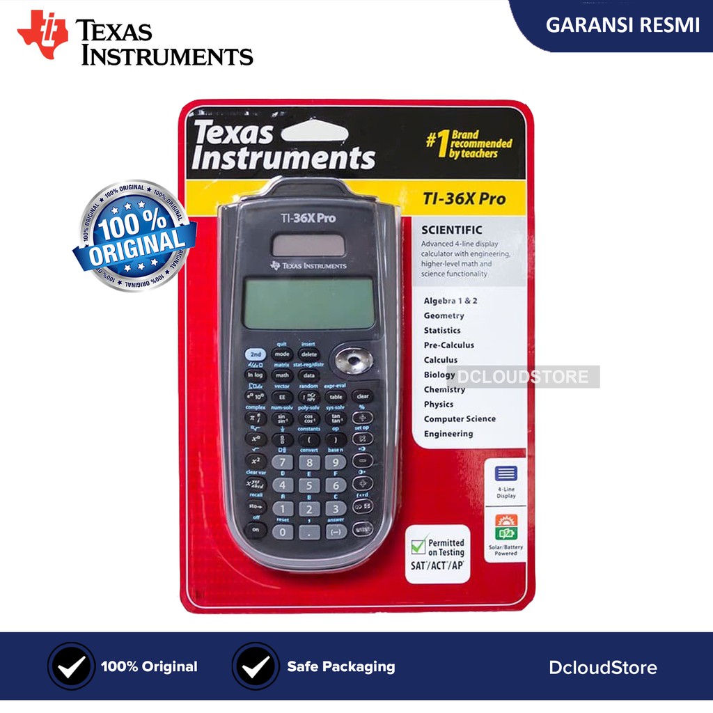 

Calculator Original TI 36X Pro Texas Instruments Scientific Kalkulator
