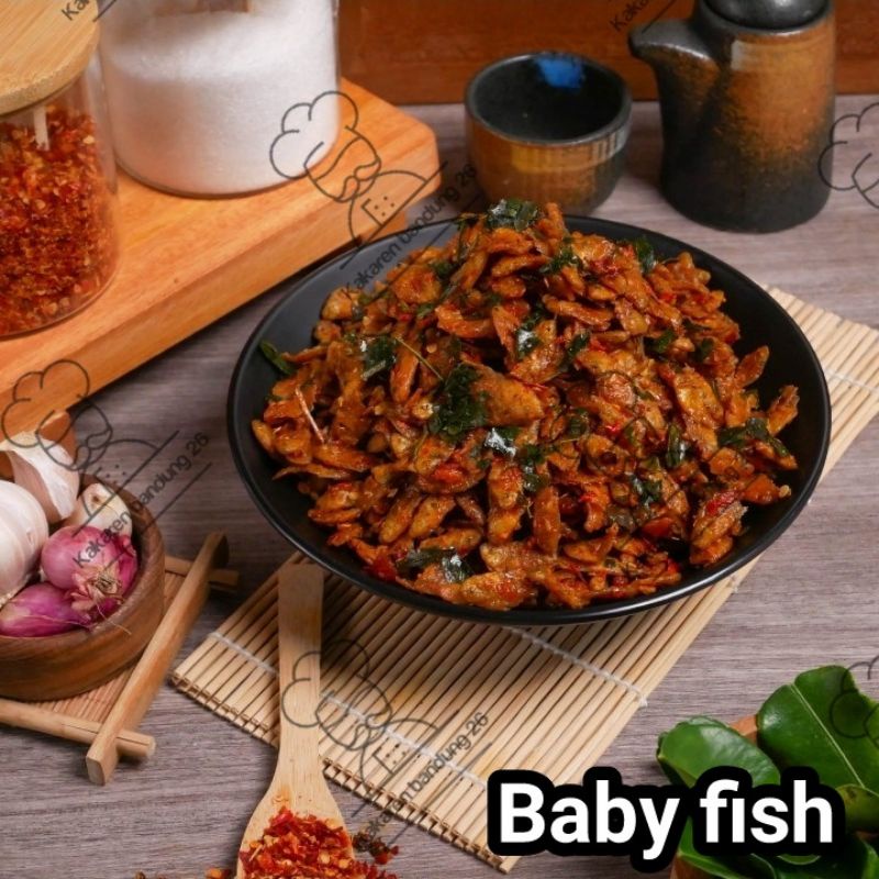 

Baby fish krispi pedas 100gr