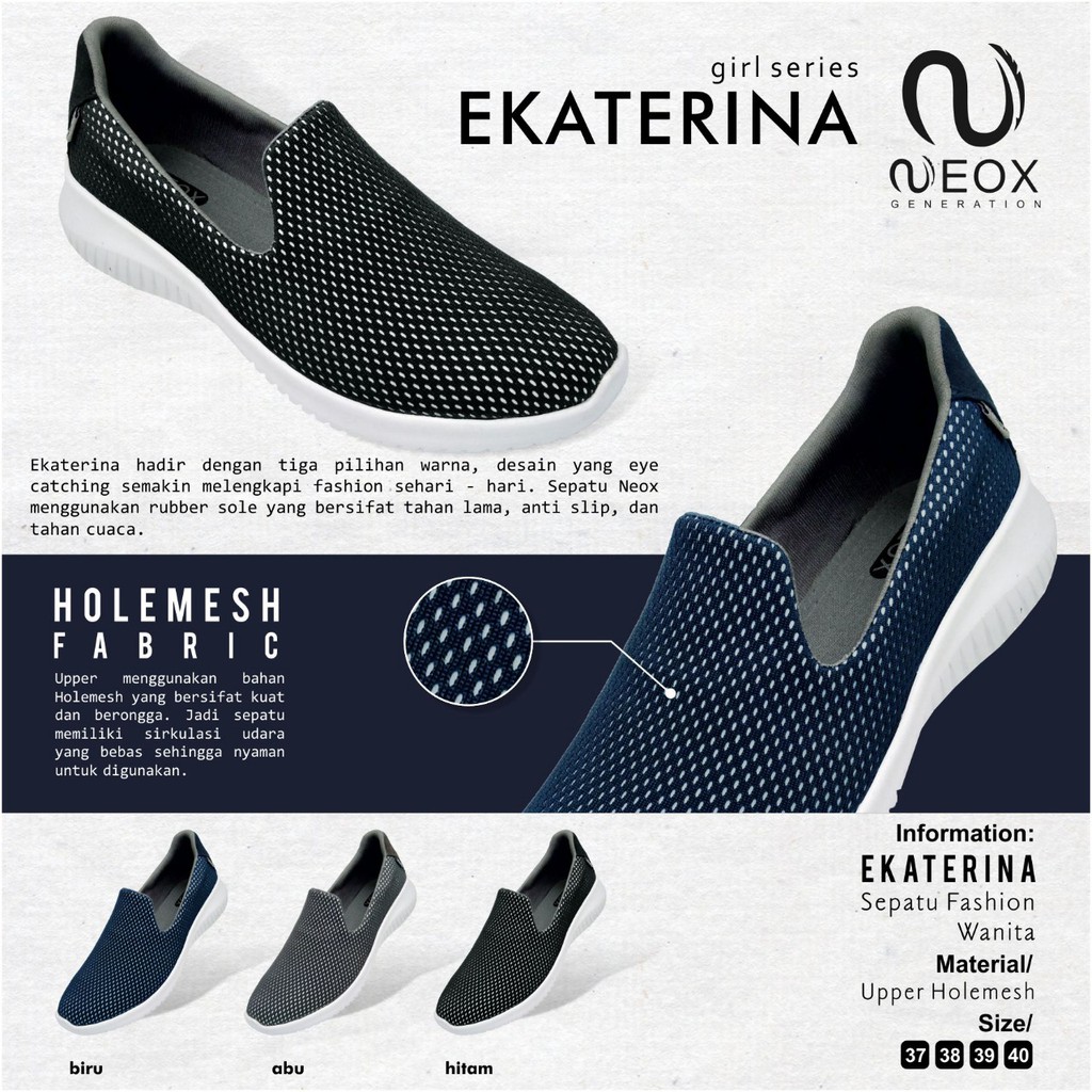 Sneakers Wanita neox by ardiles  Ekaterina sol yang ringan dan model keren simpel