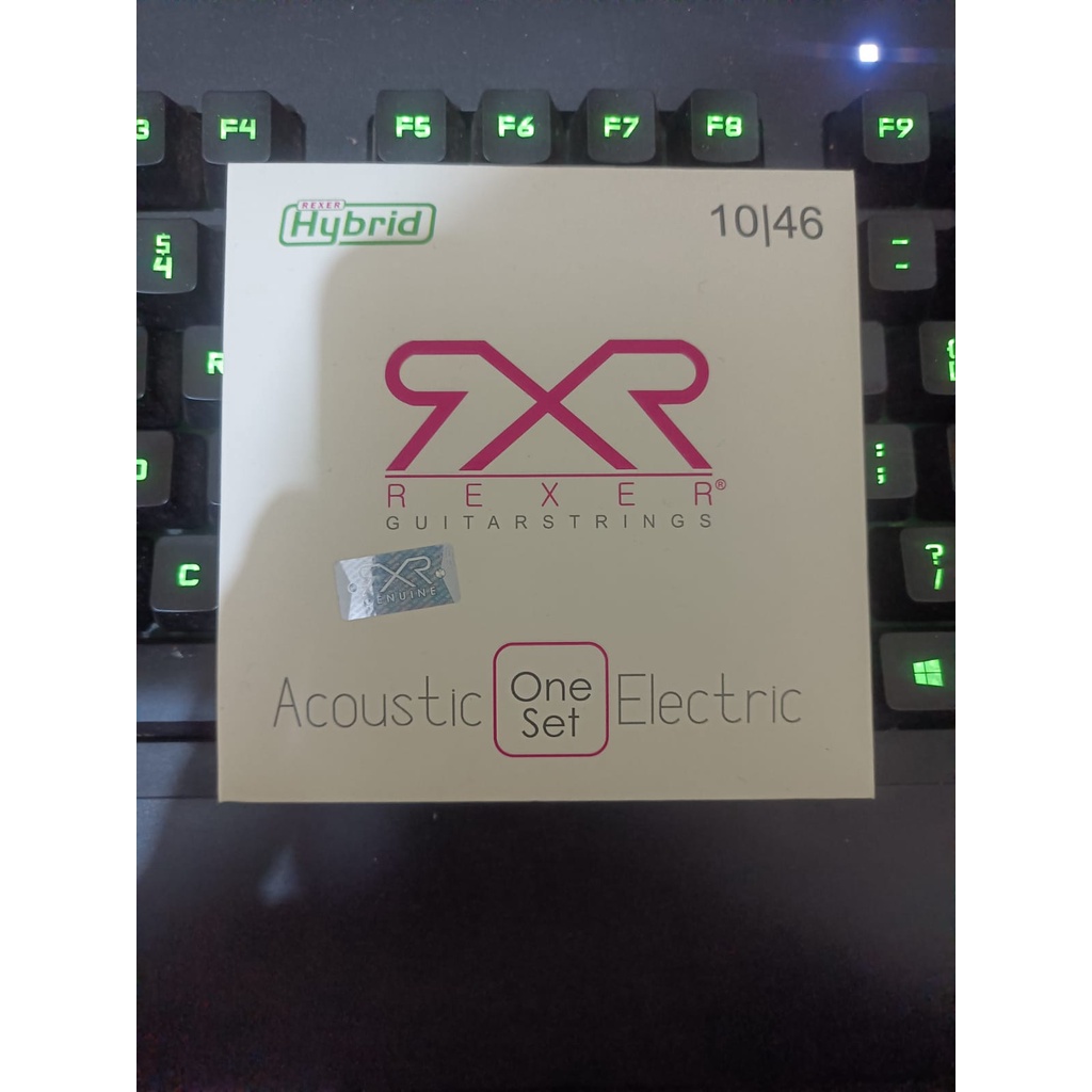 Senar Gitar Rexer RXR Acoustic/Electric Akustik/Elektrik 10|46 Set 010