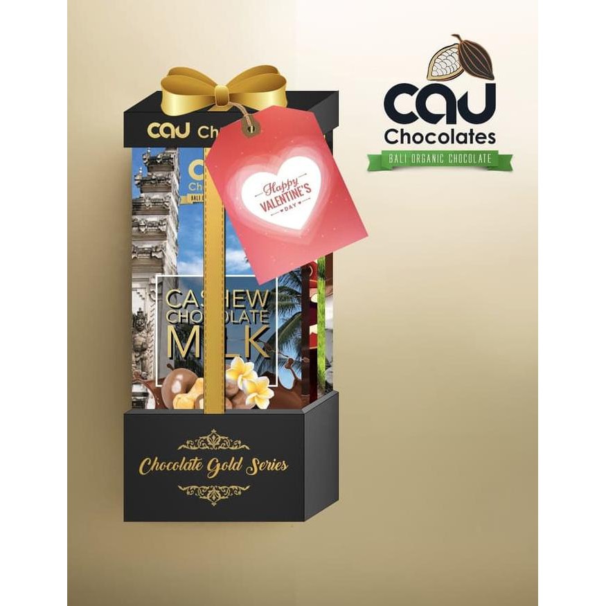 

Dark Chocolate Gold Series Coklat 5 x 80 gr - Cau Chocolates BOOM SALE