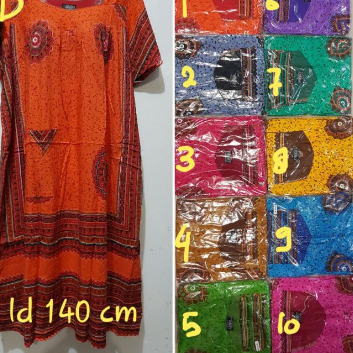 ✲ YULI - DASTER BATIK HENGKY JUMBO TANPA KANCING ♢