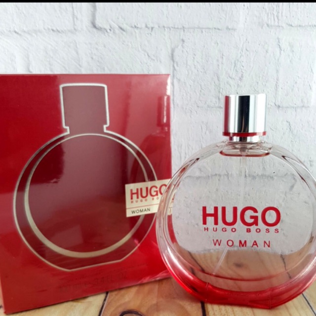 hugo woman red