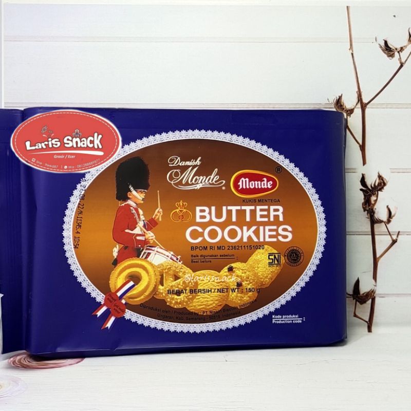 

Monde Butter Cookies 150gr (Danish Monde)