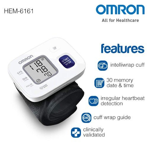 OMRON | Tensimeter Digital HEM-6161 | Alat Pengukur Tekanan Darah