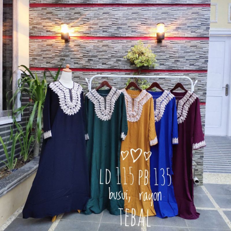 DASTER ARABIAN TURKEY LENGAN PANJANG / BUSUI ARABIAN GAMIS