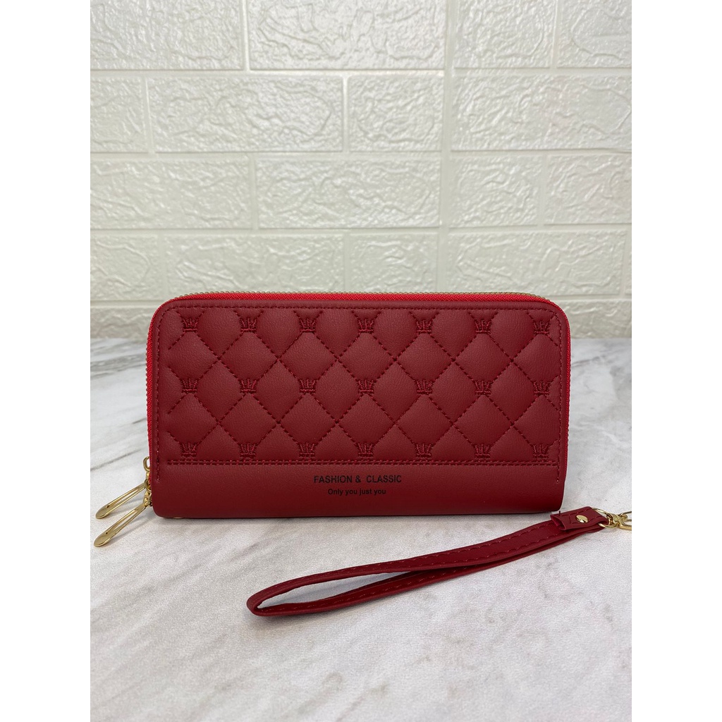 PX 644 Dompet Panjang Wanita Import - Dompet Kualitas Premium - Dompet Double Layer Terbaru