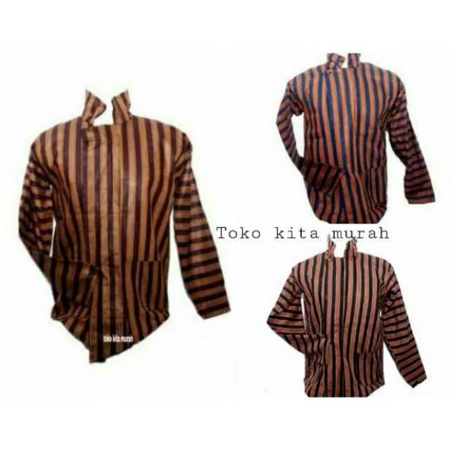 Baju adat jawa | baju surjan lurik | baju sorjan | baju lurik |
