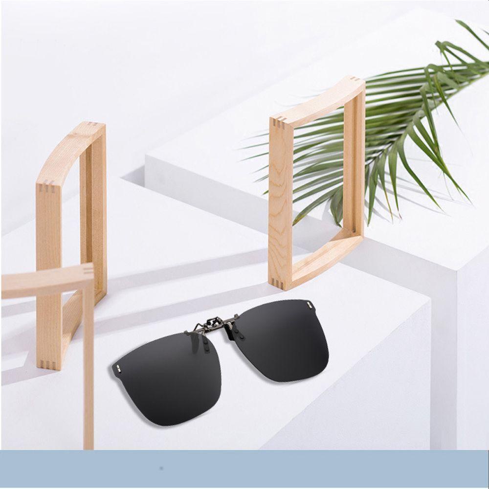 Nickolas1 Night Vision Sunglasses Polarized Untuk Wanita Pria Kacamata Klip Perlindungan UV Night Vision Kacamata Anti-UV Kacamata Anti Silau Miopia Kacamata Klip