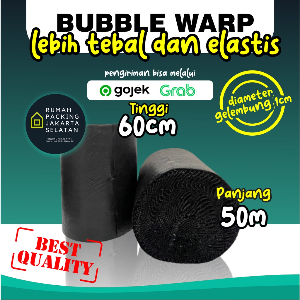 

Bubble Wrap Potongan 60cm x 50m KHUSUS INSTAN