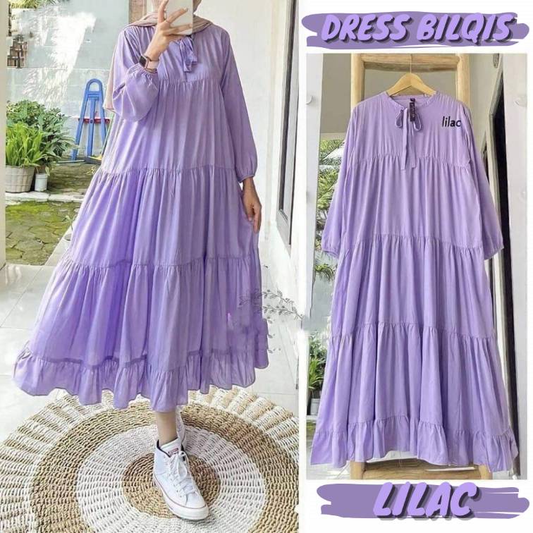 Promo Dress Bilqis - Gamis Bilqis Fashion Wanita Modern