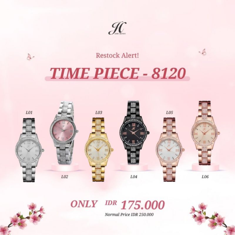 JT 8120 Jims Honey|Jam Tangan Analog Wanita