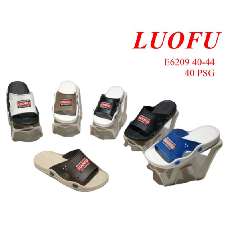 sandal slop loufu original/sandal cowok loufu original