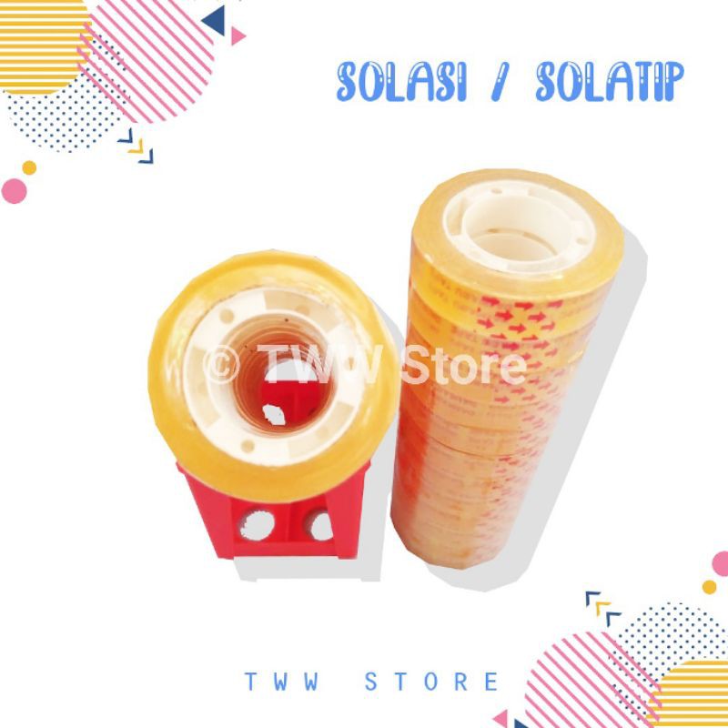 

Solasi Solatip Merk Daimaru ukuran Kecil Tebal