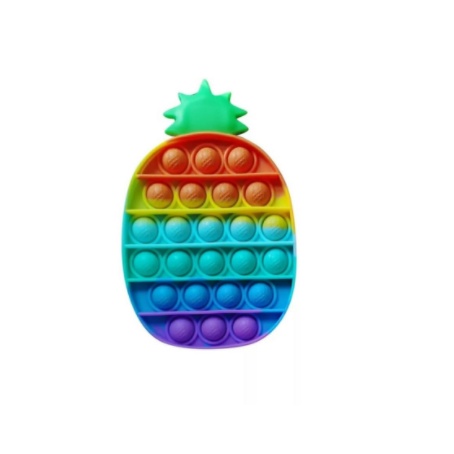 Pop It Fidget Toy Rainbow Mainan Anak Pop it Fidget Toy Murah-Buah Nanas