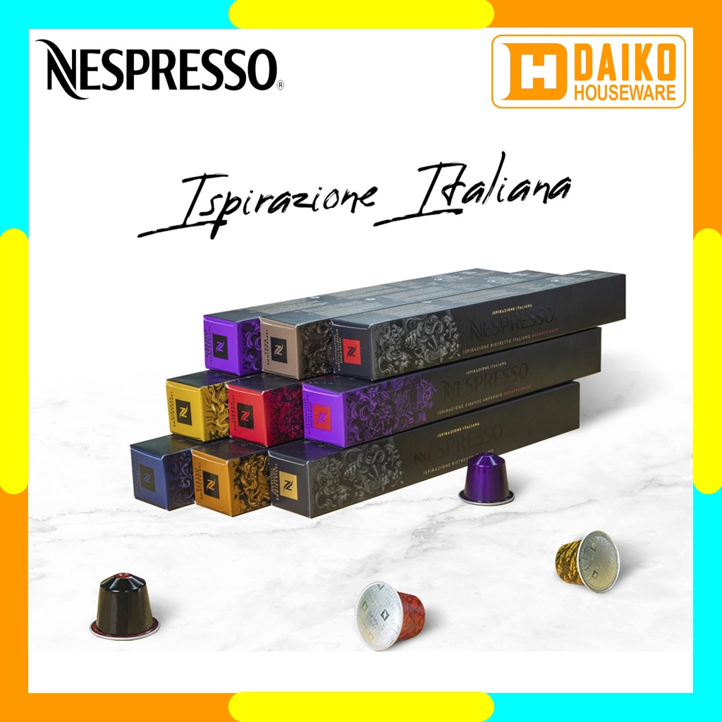 Capsule Nespresso Ispirazione Italiana Original Nestle 1 Pack Coffee - Kopi Kapsul Expired Panjang