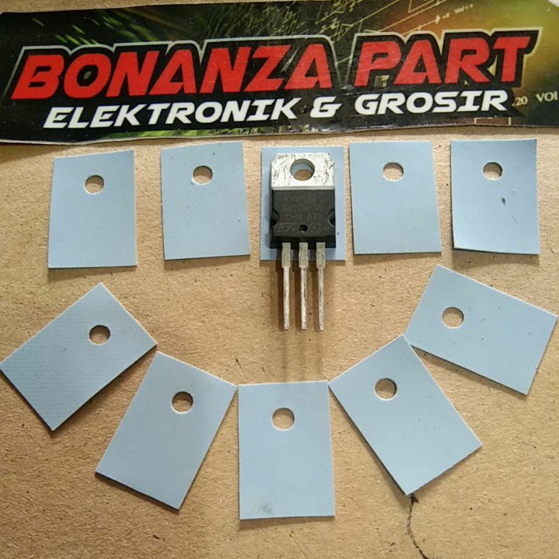 10pcs isolator karet tip isi 10x