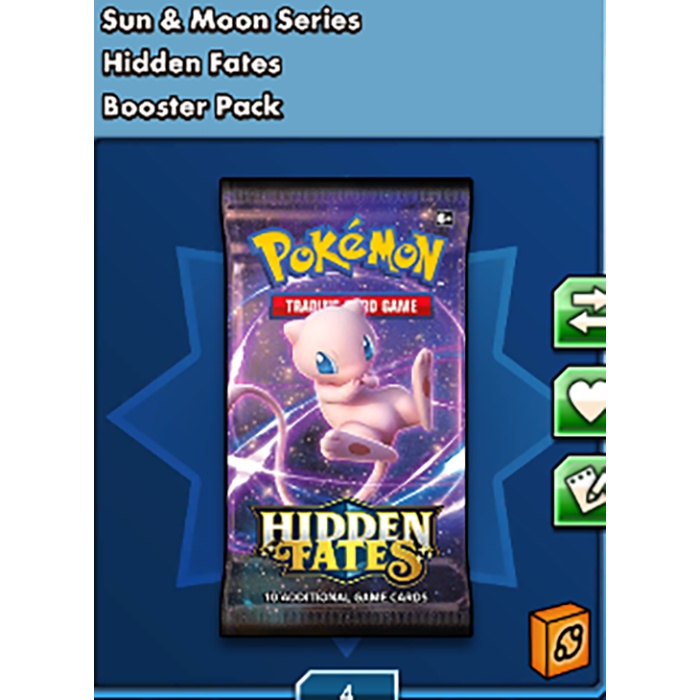 PTCGO Pokemon XY Series Fates Collide Booster Pack