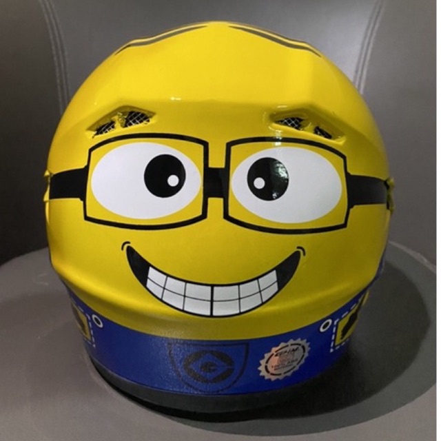 Helm Anak SNI GALAXY SKY Minion Terlaris Usia 3-7 thn