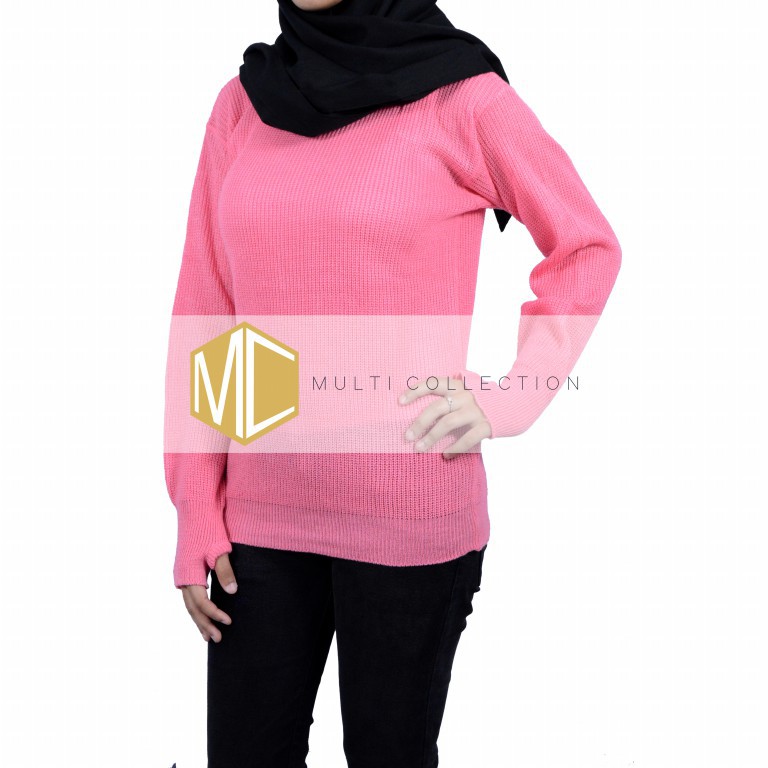 ROUNDHAND SWEATER / Sweater Roundhand / Atasan Rajut Wanita Rajut Halus / Baju Rajut / Sweater rajut-4