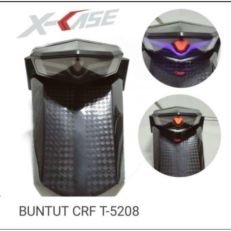 Spakbor Belakang CRF 150 LED 3 In 1 Stop Lamp CRF 3 In 1 Buntut Spakbor CRF