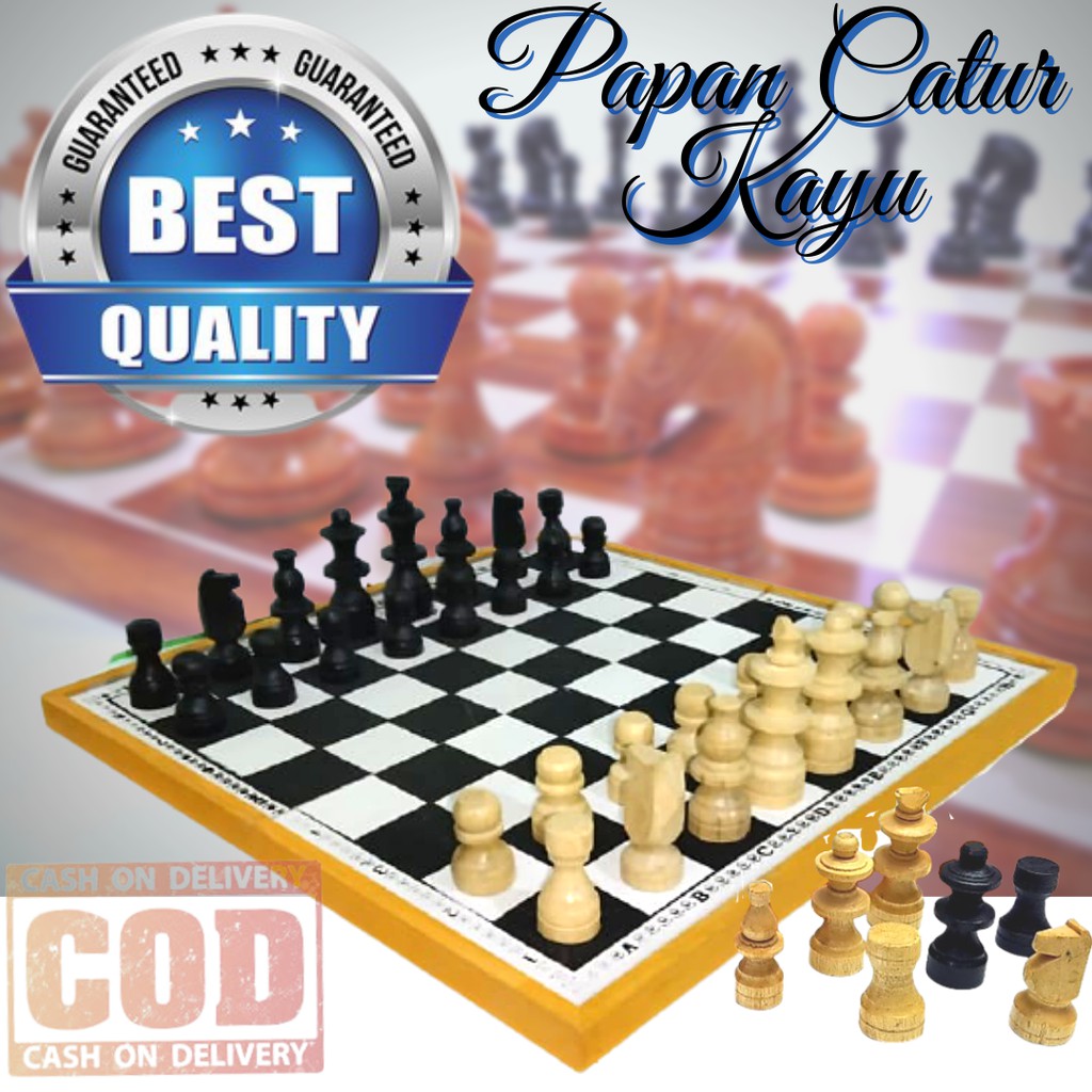 PAPAN CATUR KAYU BERKWALITAS BAGUS