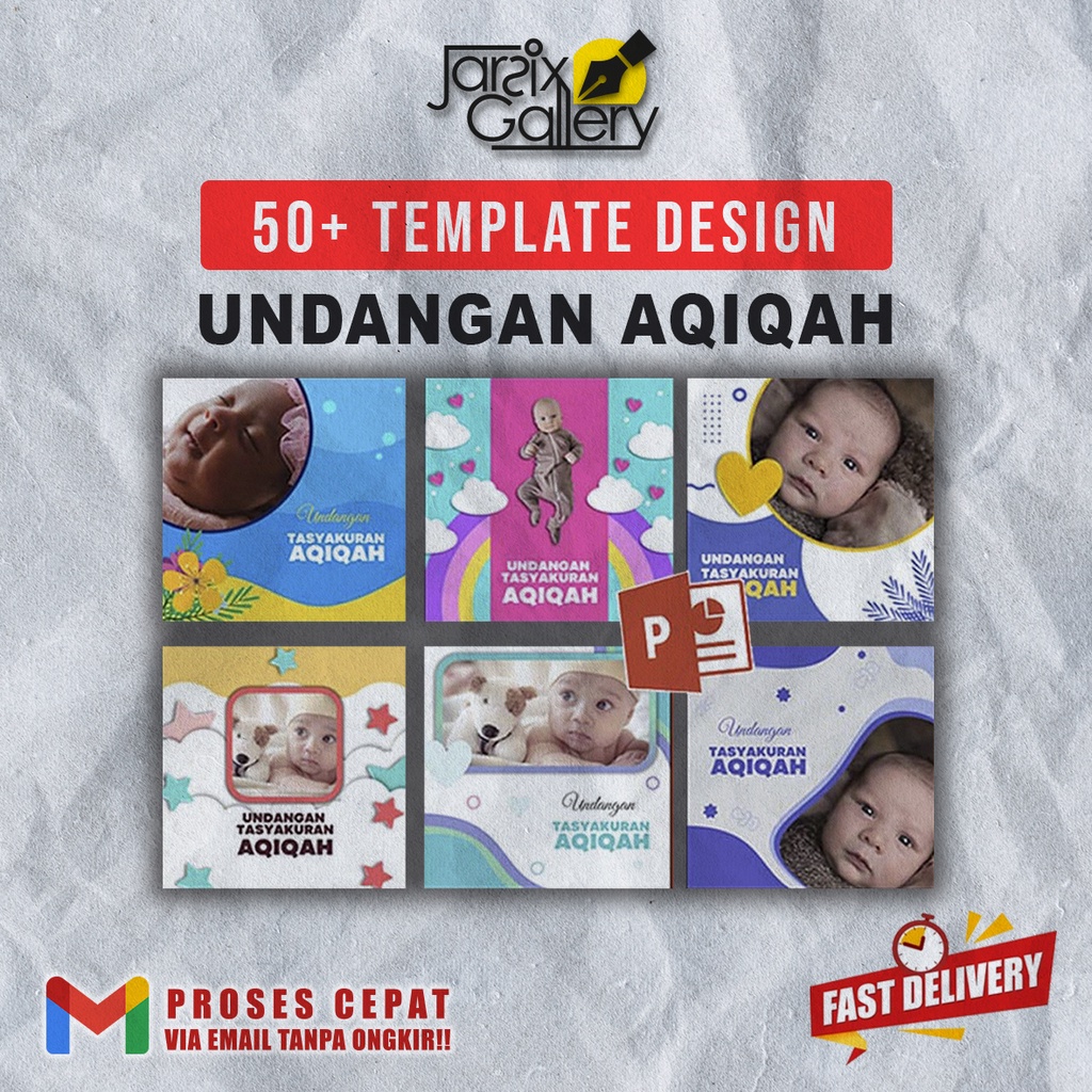 50+ Template Design Undangan Aqiqah Digital PPT (PowerPoint) + Bonus