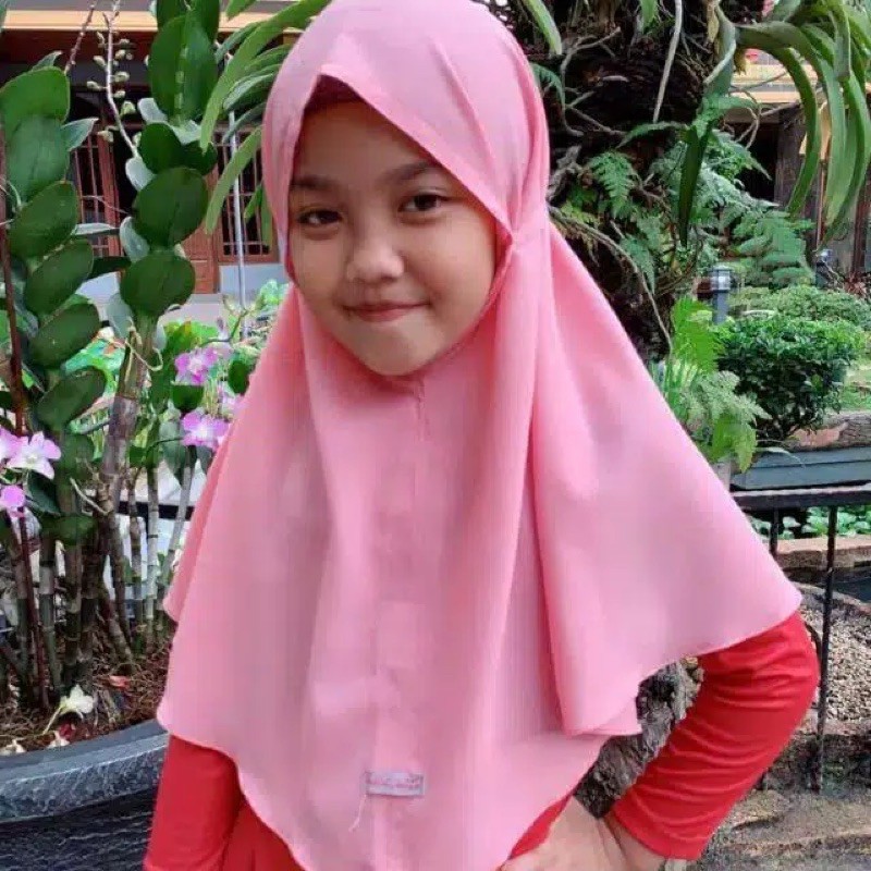 (KJI) HIJAB ANAK SHAFA BERGO TALI INSTAN DIAMOND CREPE PREMIUM