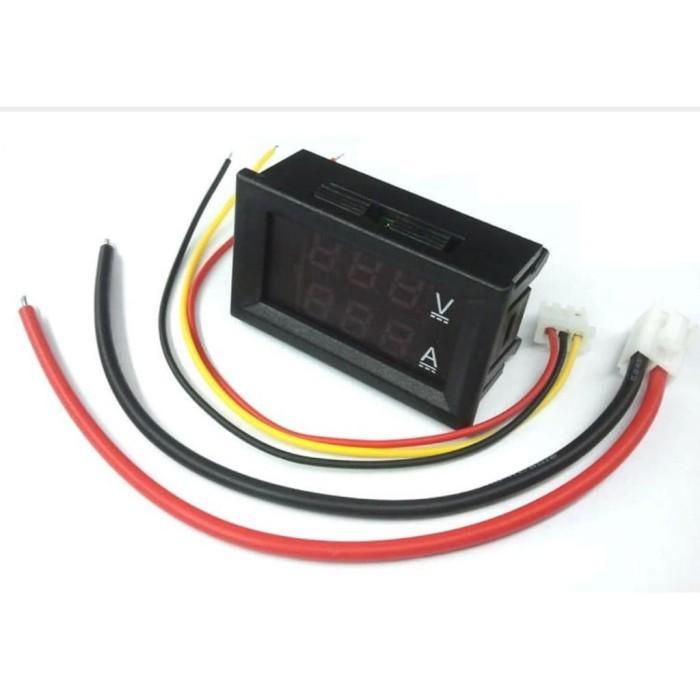 DC 0-100V 100A Dual Digital Voltmeter Ampermeter Volt Meter Amper Mtr
